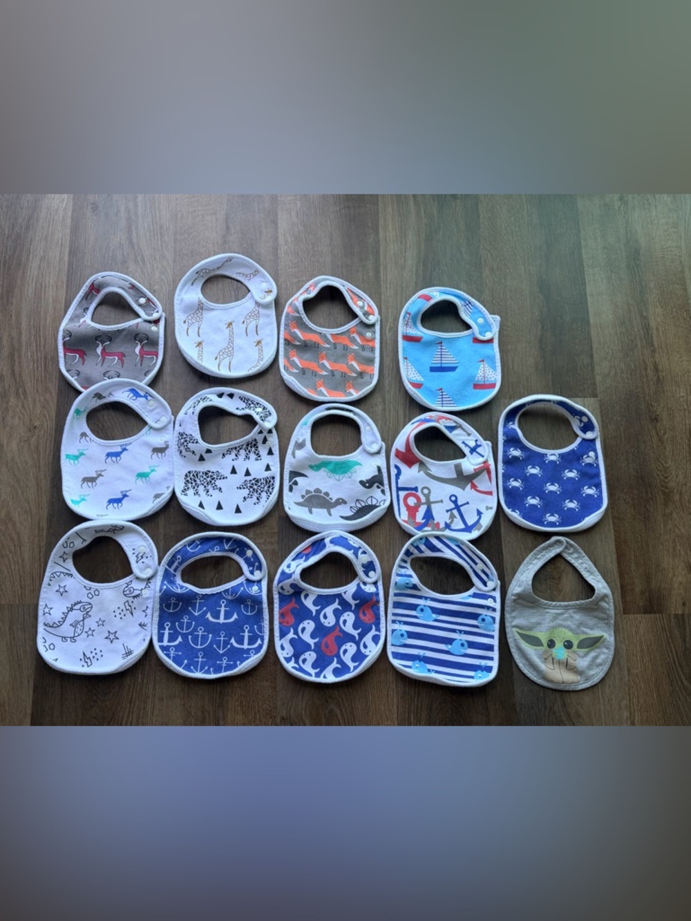 Baby Bib Lot | 14 Piece Set | Mixed Prints | Feeding Essentials | Unisex